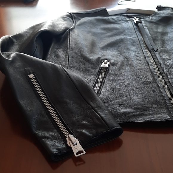ALLSAINTS Like NEW MOTO JKT US4 - Picture 2 of 9